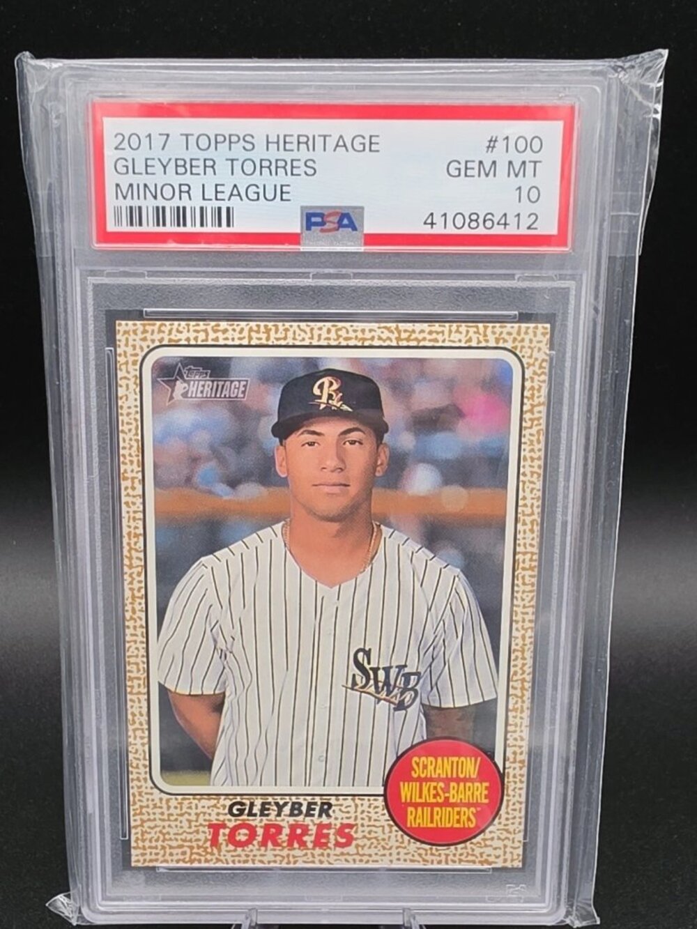 2017 Topps Heritage Minor League Edition Baseball America All-Stars Gleyber Torr